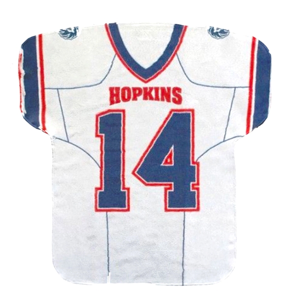 Half Sleeve Jersey Rally Towel w/ Full Bleed Custom Sublimat - Half Sleeve Jersey Rally Towel w/ Full Bleed Custom Sublimat - Image 10 of 13