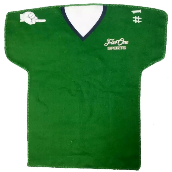 Half Sleeve Jersey Rally Towel w/ Full Bleed Custom Sublimat - Half Sleeve Jersey Rally Towel w/ Full Bleed Custom Sublimat - Image 5 of 13