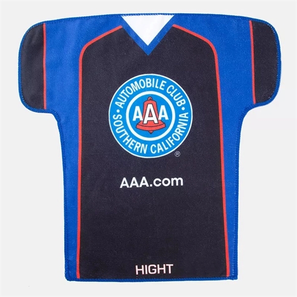 Half Sleeve Jersey Rally Towel w/ Full Bleed Custom Sublimat - Half Sleeve Jersey Rally Towel w/ Full Bleed Custom Sublimat - Image 7 of 13