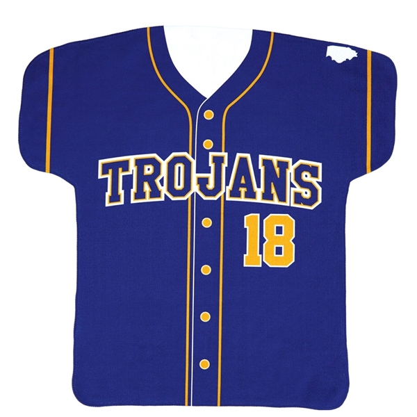 Half Sleeve Jersey Rally Towel w/ Full Bleed Custom Sublimat - Half Sleeve Jersey Rally Towel w/ Full Bleed Custom Sublimat - Image 9 of 13