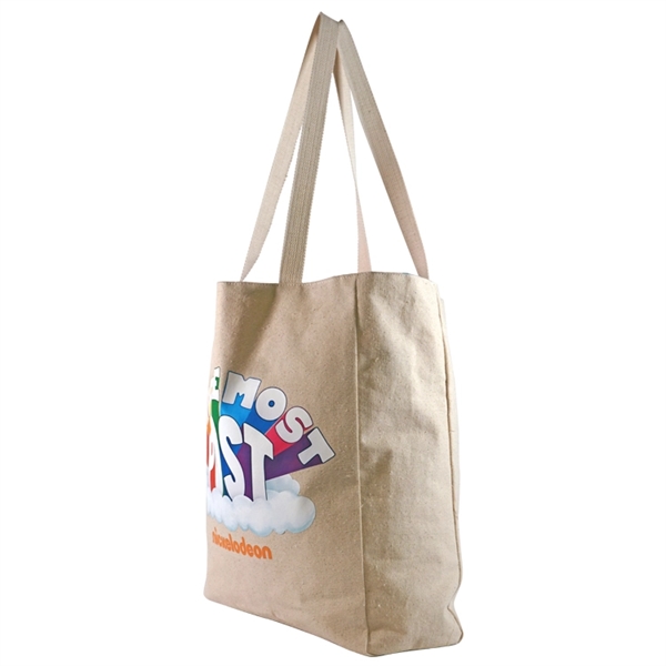 Full Side Gusset Cotton Tote, with Cotton Handles & Liner - Full Side Gusset Cotton Tote, with Cotton Handles & Liner - Image 1 of 2