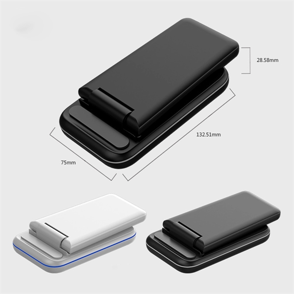 Folding 3-In-1 Wireless Charger - Folding 3-In-1 Wireless Charger - Image 3 of 6