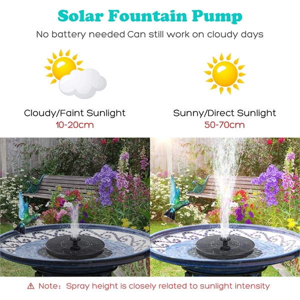 Solar fountain outdoor pool - Solar fountain outdoor pool - Image 3 of 3
