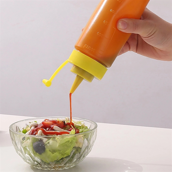 Plastic Condiment Squeeze Squirt Bottles for Sauces - Plastic Condiment Squeeze Squirt Bottles for Sauces - Image 2 of 2