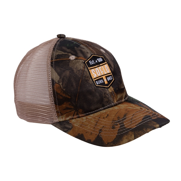 The Crossbow Camo Mesh Embroidered Trucker Hats - The Crossbow Camo Mesh Embroidered Trucker Hats - Image 0 of 1