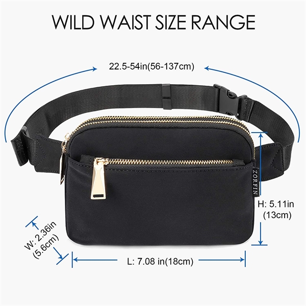 Fashion Waist Pack Belt Bag with Adjustable Strap - Fashion Waist Pack Belt Bag with Adjustable Strap - Image 1 of 3