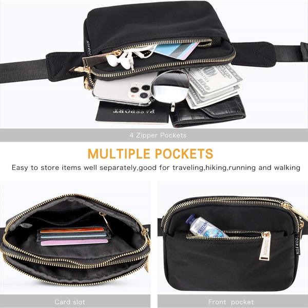 Fashion Waist Pack Belt Bag with Adjustable Strap - Fashion Waist Pack Belt Bag with Adjustable Strap - Image 2 of 3