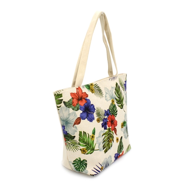 Heat Transfer Single Shoulder Beach Bag - Heat Transfer Single Shoulder Beach Bag - Image 1 of 2