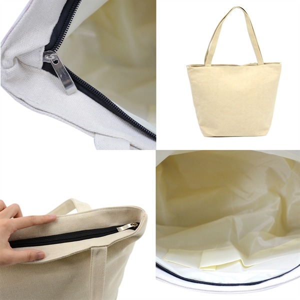 Heat Transfer Single Shoulder Beach Bag - Heat Transfer Single Shoulder Beach Bag - Image 2 of 2