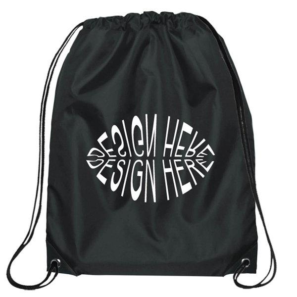 Jumbo Drawstring Backpacks - 17" x 20" - Jumbo Drawstring Backpacks - 17" x 20" - Image 9 of 15