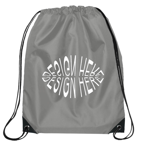 Jumbo Drawstring Backpacks - 17" x 20" - Jumbo Drawstring Backpacks - 17" x 20" - Image 3 of 15