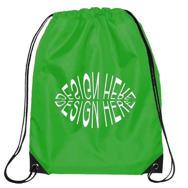 Jumbo Drawstring Backpacks - 17" x 20" - Jumbo Drawstring Backpacks - 17" x 20" - Image 4 of 15