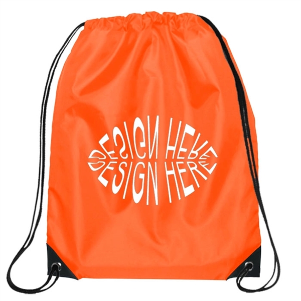 Jumbo Drawstring Backpacks - 17" x 20" - Jumbo Drawstring Backpacks - 17" x 20" - Image 8 of 15