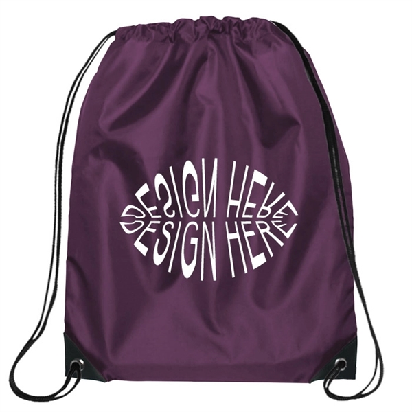Jumbo Drawstring Backpacks - 17" x 20" - Jumbo Drawstring Backpacks - 17" x 20" - Image 10 of 15