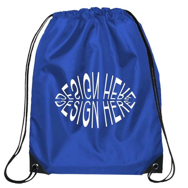 Jumbo Drawstring Backpacks - 17" x 20" - Jumbo Drawstring Backpacks - 17" x 20" - Image 7 of 15
