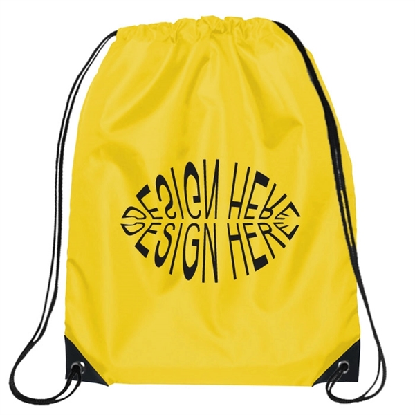 Jumbo Drawstring Backpacks - 17" x 20" - Jumbo Drawstring Backpacks - 17" x 20" - Image 15 of 15