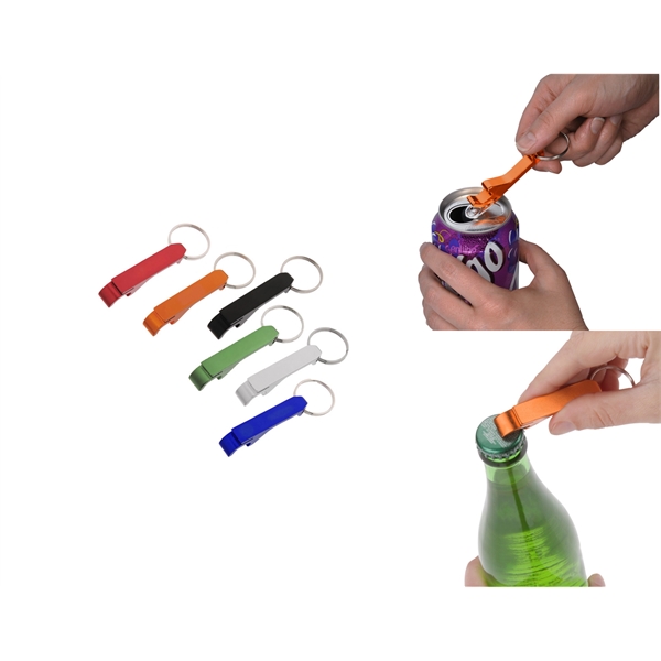 Metal Slim Beer Bottle Opener Keychain Keyring Giveaway - Metal Slim Beer Bottle Opener Keychain Keyring Giveaway - Image 0 of 4