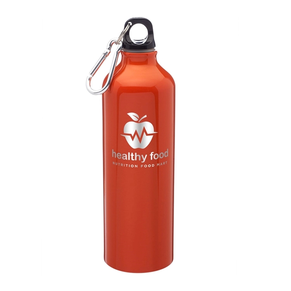 24 oz. TAG-A-LONG Aluminum Water Bottles w/ 1 Color Imprint - 24 oz. TAG-A-LONG Aluminum Water Bottles w/ 1 Color Imprint - Image 7 of 12