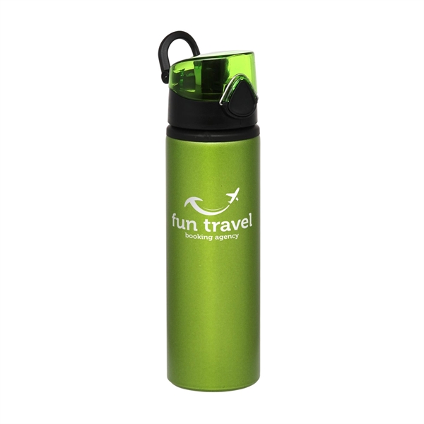 25 oz. FLIP Aluminum Water Bottles w/ 1 Color Imprint - 25 oz. FLIP Aluminum Water Bottles w/ 1 Color Imprint - Image 3 of 7