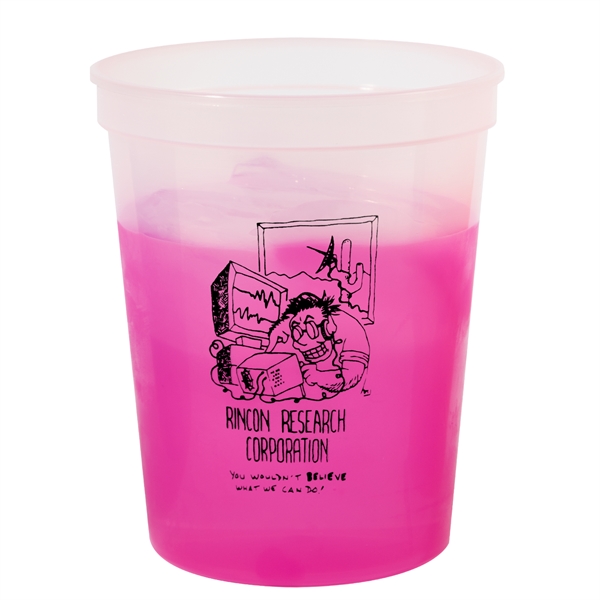 16 oz. CHEER Changing Stadium Cups w/ 1 Color Imprint - 16 oz. CHEER Changing Stadium Cups w/ 1 Color Imprint - Image 4 of 6