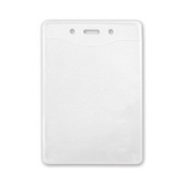 Imprinted PureClear Vinyl Vert. Badge Holder 3.27" x 4.80" - Imprinted PureClear Vinyl Vert. Badge Holder 3.27" x 4.80" - Image 0 of 0
