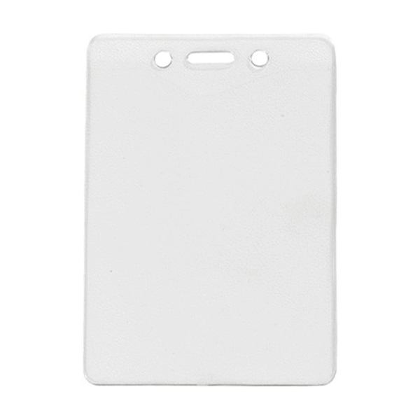 Vertical Clear Vinyl Badge Holder 3.18" x 4.78" - Vertical Clear Vinyl Badge Holder 3.18" x 4.78" - Image 0 of 0