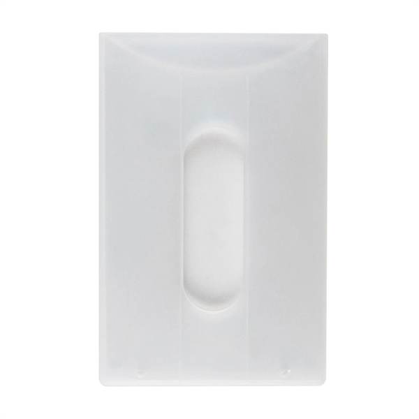 Clear Rigid Holder with 2 Thumb Slots - Clear Rigid Holder with 2 Thumb Slots - Image 0 of 0