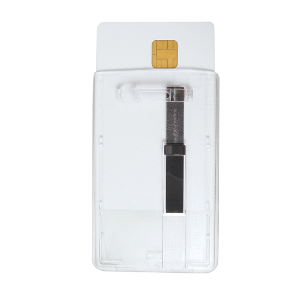 Vertical. Rigid Smart Card Holder w/ Extractor Slide - Vertical. Rigid Smart Card Holder w/ Extractor Slide - Image 0 of 0