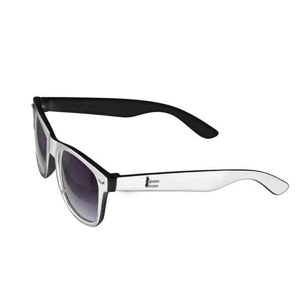 Miami Dual Tone Sunglasses w/ 1 Color Imprint - Miami Dual Tone Sunglasses w/ 1 Color Imprint - Image 6 of 11