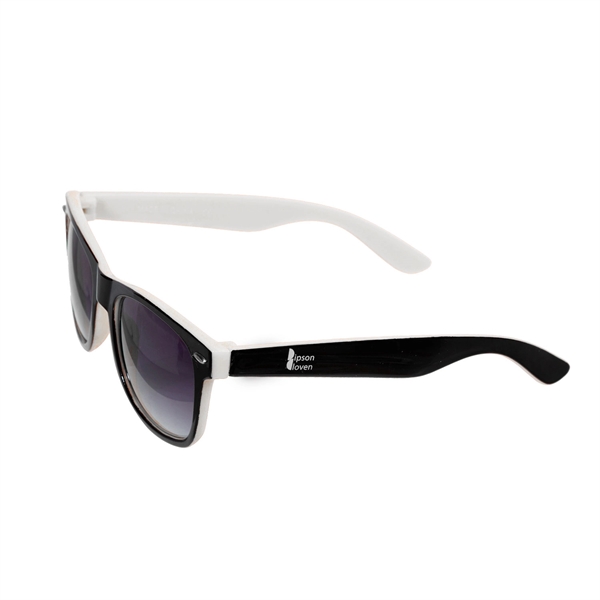 Miami Dual Tone Sunglasses w/ 1 Color Imprint - Miami Dual Tone Sunglasses w/ 1 Color Imprint - Image 11 of 11