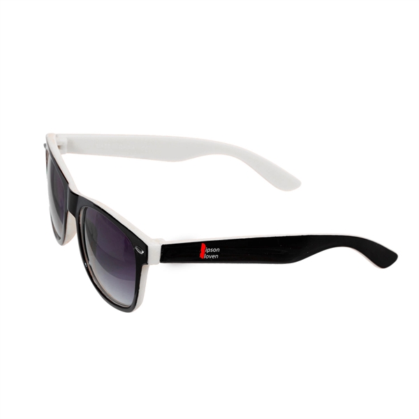 Miami Dual Tone Sunglasses w/ 2 Color Imprint - Miami Dual Tone Sunglasses w/ 2 Color Imprint - Image 11 of 11