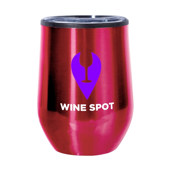 12 oz. Divvy Stainless Steel Glass (2 Color Imprint) - 12 oz. Divvy Stainless Steel Glass (2 Color Imprint) - Image 3 of 11