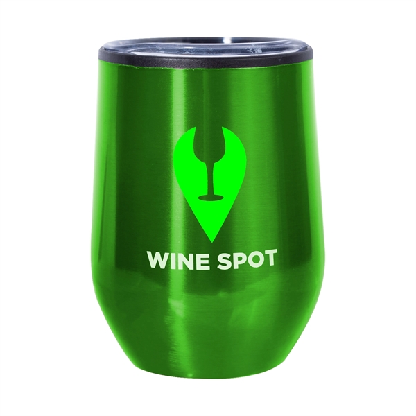 12 oz. Divvy Stainless Steel Glass (2 Color Imprint) - 12 oz. Divvy Stainless Steel Glass (2 Color Imprint) - Image 5 of 11