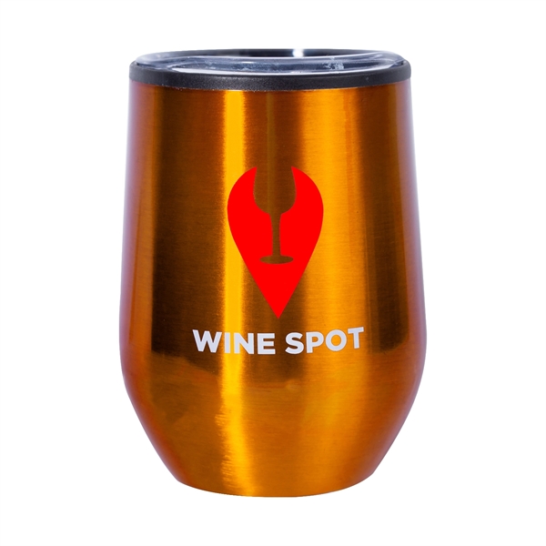 12 oz. Divvy Stainless Steel Glass (2 Color Imprint) - 12 oz. Divvy Stainless Steel Glass (2 Color Imprint) - Image 6 of 11