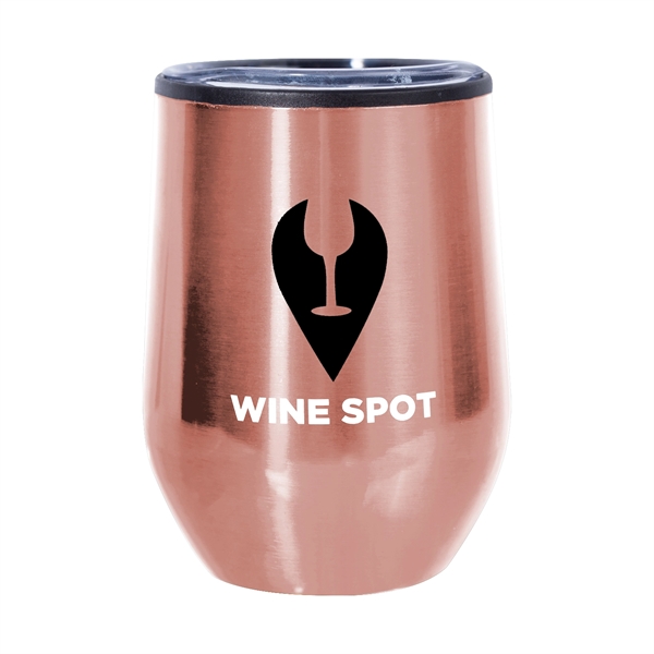 12 oz. Divvy Stainless Steel Glass (2 Color Imprint) - 12 oz. Divvy Stainless Steel Glass (2 Color Imprint) - Image 8 of 11