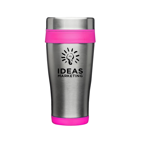 16 oz. Grab-N-Go Insulated Stainless Steel Mugs 1 Color Imp. - 16 oz. Grab-N-Go Insulated Stainless Steel Mugs 1 Color Imp. - Image 11 of 17