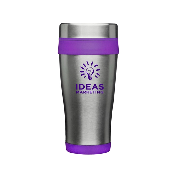 16 oz. Grab-N-Go Insulated Stainless Steel Mugs 1 Color Imp. - 16 oz. Grab-N-Go Insulated Stainless Steel Mugs 1 Color Imp. - Image 13 of 17