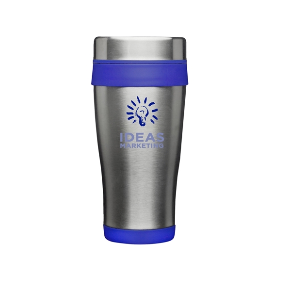 16 oz. Grab-N-Go Insulated Stainless Steel Mugs 2 Color Imp. - 16 oz. Grab-N-Go Insulated Stainless Steel Mugs 2 Color Imp. - Image 1 of 8