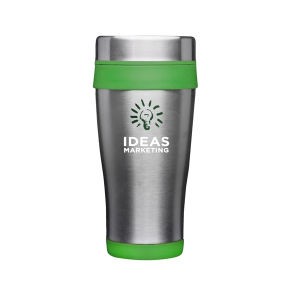 16 oz. Grab-N-Go Insulated Stainless Steel Mugs 2 Color Imp. - 16 oz. Grab-N-Go Insulated Stainless Steel Mugs 2 Color Imp. - Image 2 of 8