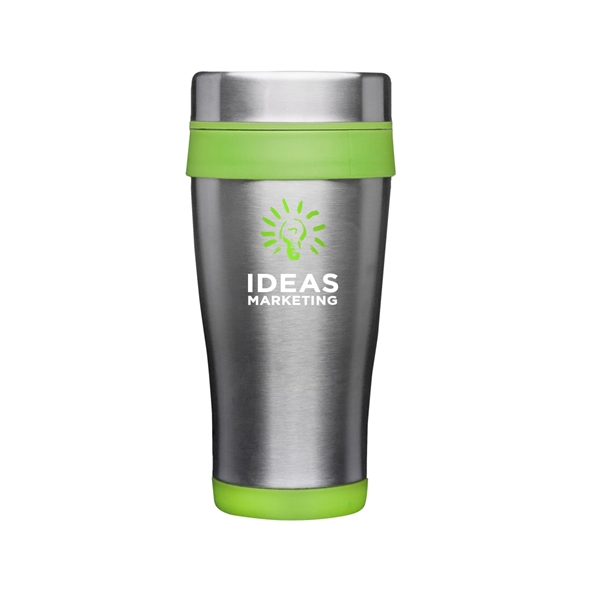 16 oz. Grab-N-Go Insulated Stainless Steel Mugs 2 Color Imp. - 16 oz. Grab-N-Go Insulated Stainless Steel Mugs 2 Color Imp. - Image 3 of 8