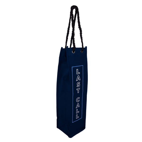Bodega Non-Woven One Bottle Wine Bags w/ 2 Color Imprint - Bodega Non-Woven One Bottle Wine Bags w/ 2 Color Imprint - Image 4 of 4