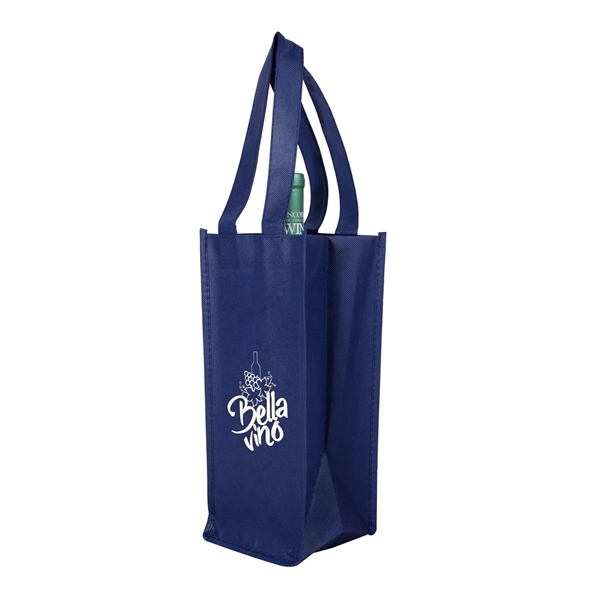 Hospitality Non-Woven Wine Bag (1 Color Imprint) - Hospitality Non-Woven Wine Bag (1 Color Imprint) - Image 1 of 9
