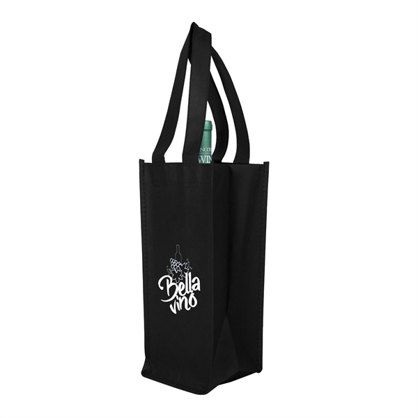 Hospitality Non-Woven Wine Bag (1 Color Imprint) - Hospitality Non-Woven Wine Bag (1 Color Imprint) - Image 3 of 9