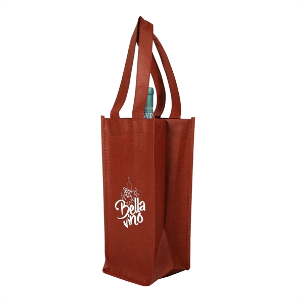 Hospitality Non-Woven Wine Bag (1 Color Imprint) - Hospitality Non-Woven Wine Bag (1 Color Imprint) - Image 5 of 9