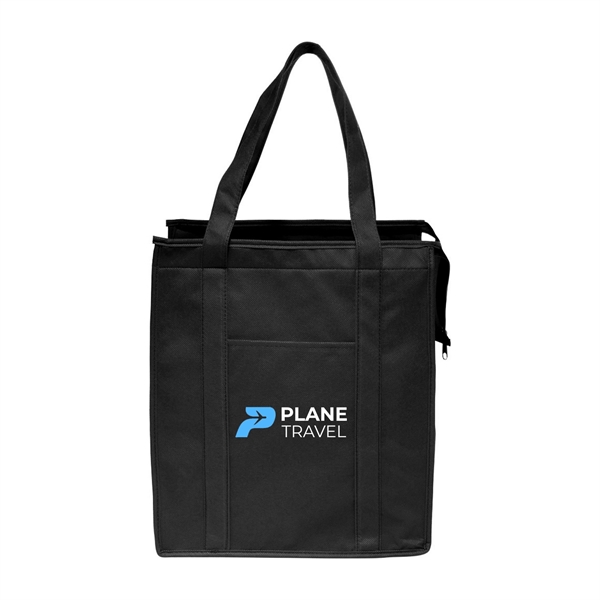STAY-COOL Non-Woven Insulated Tote Bags w/ 2 Color Imprint - STAY-COOL Non-Woven Insulated Tote Bags w/ 2 Color Imprint - Image 0 of 9