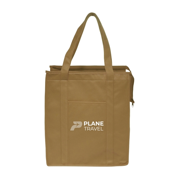 STAY-COOL Non-Woven Insulated Tote Bags w/ 2 Color Imprint - STAY-COOL Non-Woven Insulated Tote Bags w/ 2 Color Imprint - Image 2 of 9