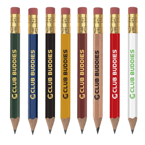 Golf Pencil Hex Shape w/ Eraser - Golf Pencil Hex Shape w/ Eraser - Image 0 of 0