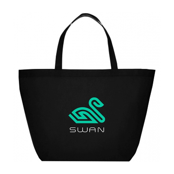 Thrifter Budget Non-Woven Shopper Tote Bags w/ 2 Color Imp. - Thrifter Budget Non-Woven Shopper Tote Bags w/ 2 Color Imp. - Image 0 of 12