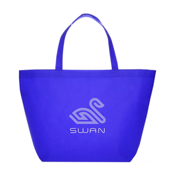 Thrifter Budget Non-Woven Shopper Tote Bags w/ 2 Color Imp. - Thrifter Budget Non-Woven Shopper Tote Bags w/ 2 Color Imp. - Image 1 of 12