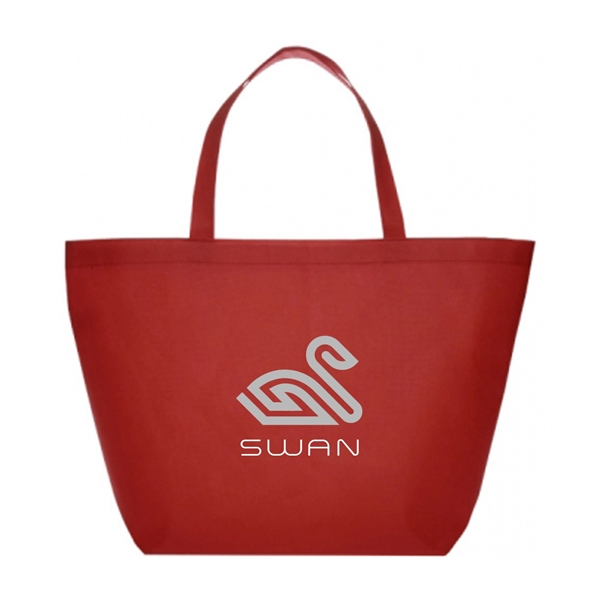 Thrifter Budget Non-Woven Shopper Tote Bags w/ 2 Color Imp. - Thrifter Budget Non-Woven Shopper Tote Bags w/ 2 Color Imp. - Image 2 of 12